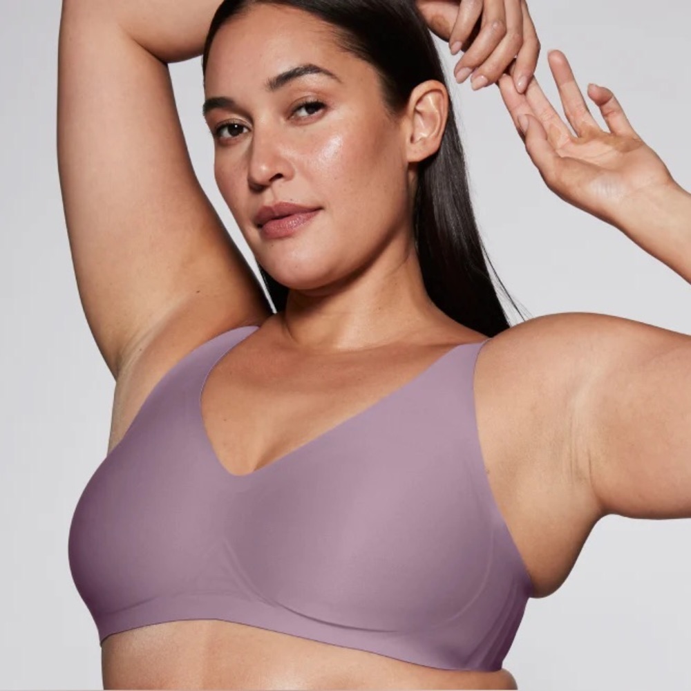 Knix Revolution V-Neck Bra Purple Size XXXL++